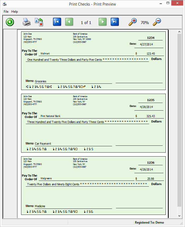 Free check printing template business blank payroll for mac